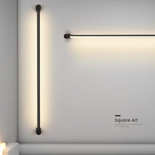 Modern Aluminum Long Wall Lamp Can be Rotated Led Wall Light Indoor Living Room Restaurant Bedroom Bedside Lamp Stair lights