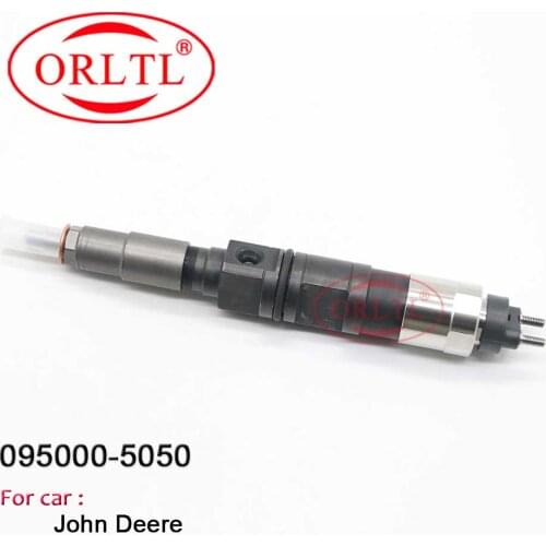 ORLTLCommon Rail Fuel Injector 095000-505# 095000-5050 RE507860 RE516540 RE519730 SE501924 For John Deere Tractor 6045 2002/06