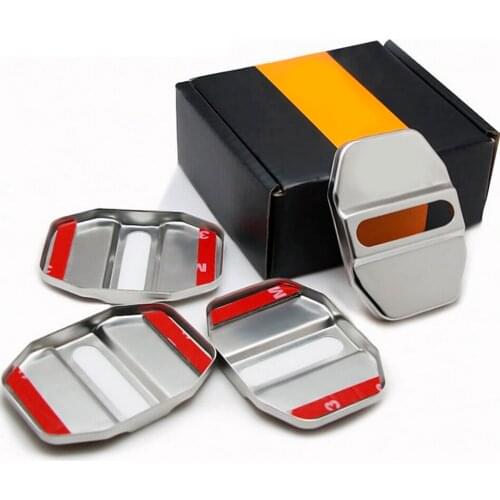 4PCS car door lock cover RAJQ-FIATR12 For Fiat Ottimo Viaggio Freemont stainless steel