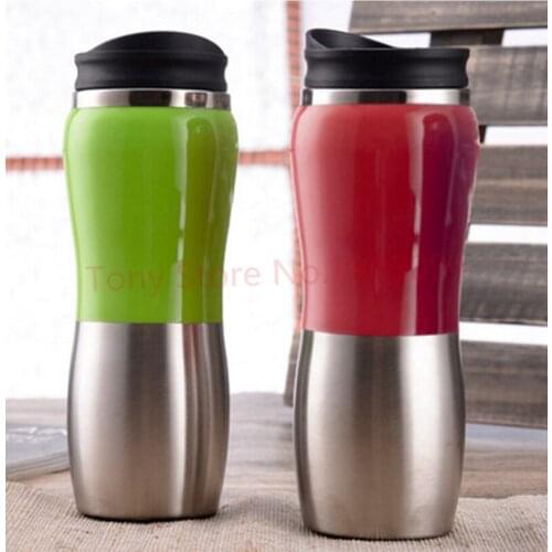 50pcs Direct Drink Double Insulation Car Cup High Quality Stainless Steel Coffee Cup Cup Insulation Cup Vacuum Flasks