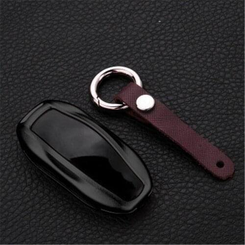 Car key case For Tesla Model S Aluminum Alloy Car Smart Key Case Cover Remote Control Key Shell Protector