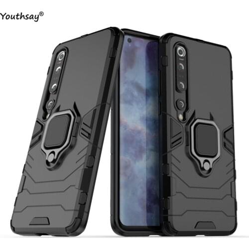 Protective Case For Xiaomi Mi 10 Pro Case For Xiaomi 10 Pro 5G Mi 10 Pro Cover Armor Finger Ring Cover For Xiaomi Mi 10 Pro