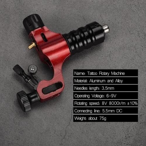 Black Red Tattoo Rotary Motor Machine Liner Shader for Tattoo Supply
