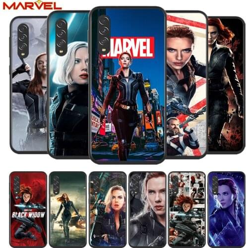 Black Widow Marvel cool for Samsung Galaxy A90 A80 A70 A60 A50 A40 A20 A2Core A10 M31 M21 M60 M40 M30 Black Phone Case