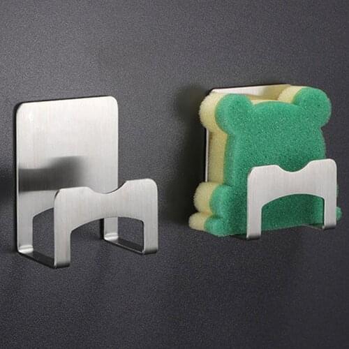 Towel Holder Kitchen Sink Sponge Rack 304 Stainless Steel Pot Cover Storage Rack Bathroom Tools Holder