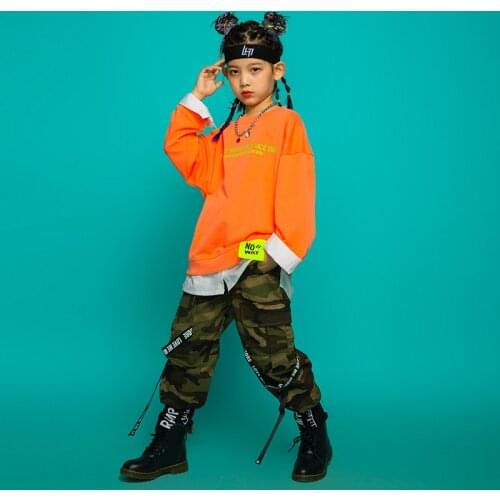 Niños, prendas de hip-hop, ropa deportiva, top, ropa de calle, Camuflaje, pantalones de camuflaje táctico, niñas, niños, ropa de