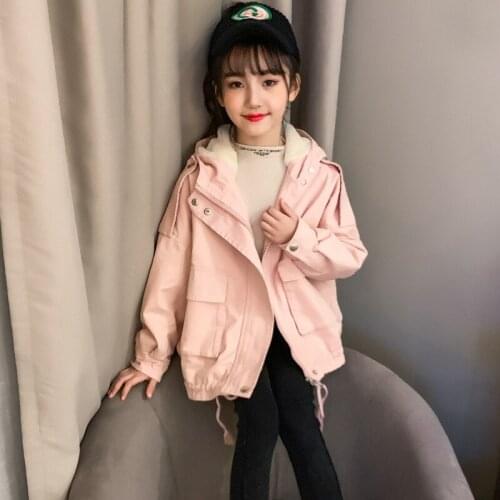 Girls Babys Kids Coat Jacket Outwear With Pocket Autumn Thicken Warm Overcoat Top Outdoor Sport Birthday Childrens Clothing