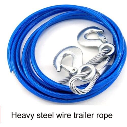 Double layer thickened automobile trailer rope binding belt tension rope tightening rope strong trolley traction rope