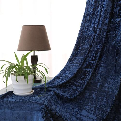 The New Classic Velvet Curtain Polyester Woven Blackout Curtains Are Suitable for Living Room, Dining Room and Bedroom