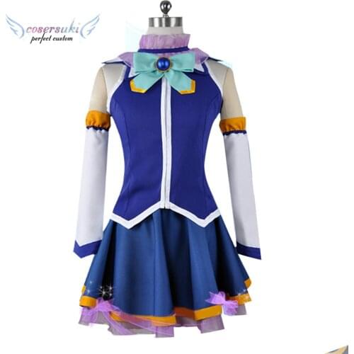 KonoSuba Gods Blessing on this Wonderful World Aqua Akua Cosplay Costume Stage Performance Clothes , Perfect Custom for You