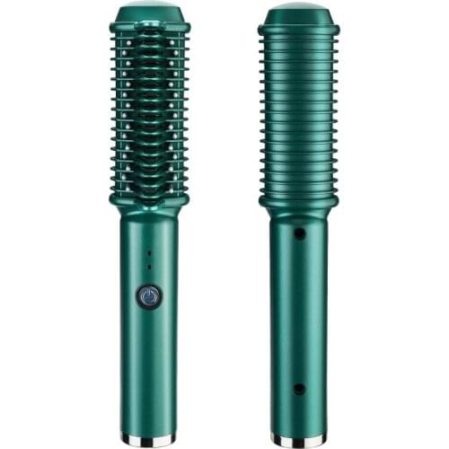 Multi-functional ceramic USB hair straightener for curling and straightening, electric hair straightener hair care styling tool