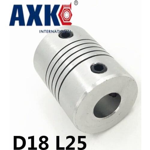 3pcs 4mm To 6mm Flexible Shaft Coupling 4*6 Mm Coupler D18 L25