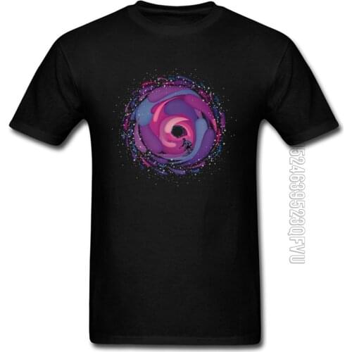 Latest Young Tops Shirt Galaxy Black Hole Surfer T-shirts Cotton Short Sleeve Slim Fit Tee Shirt Drop Ship Nice T Shirt Male