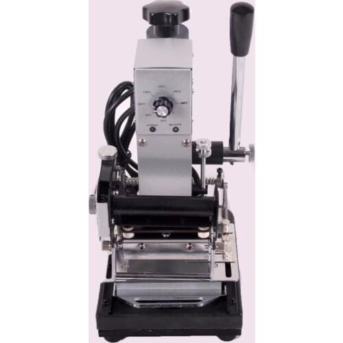 Wholesale Low Price 220V/110V Manual Hot Foil Golden Stamping Machine ,Card Tipper Bronzing Machine for Leather, PVC Card