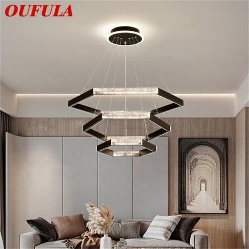 OUFULA Pendant Lights Nordic Creative Contemporary Home LED Lamp Fixture For Decoration Dinning Room