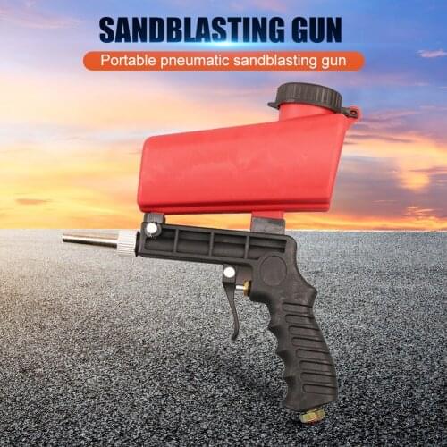 Pneumatic Sand-blasting Gun Small Sand Removal Blasting Power Machine Hand Tool for Household Metal Easily Handle Parts