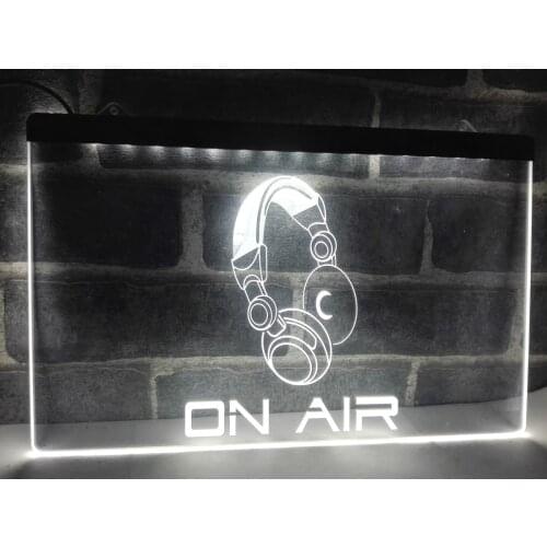 S013 On Air Headphone Headset Studio Led Light Sign