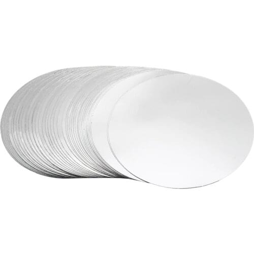 50Pcs 3inch Silver Wine Pourer Disk Drip-proof Drop Drip Stop Pouring Pour Spout