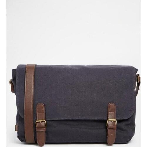 2020 new European and American fashion womens casual shoulder messenger bag canvas womens business bag Bolsa de hombres