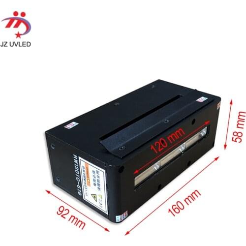 RW120TC UV ink curing lamps for Maxcan uv flatbed printer Ricoh GH2220 EPSON DX5 head the cure Ultraviolet fan LED light 395nm