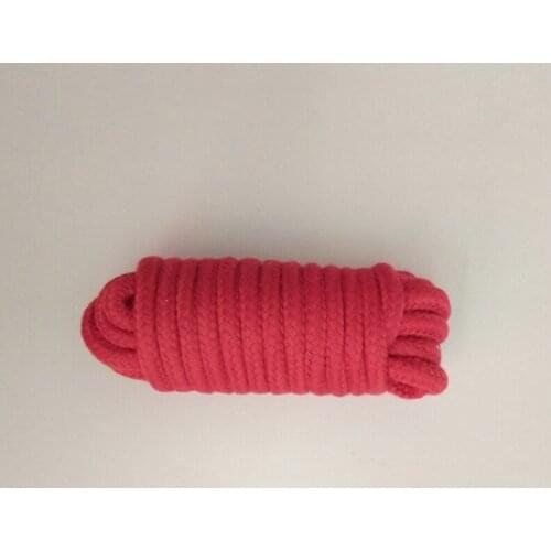 HanHaoBird Magical Sexy 5m length of fun bundled cotton rope Black red pink purple