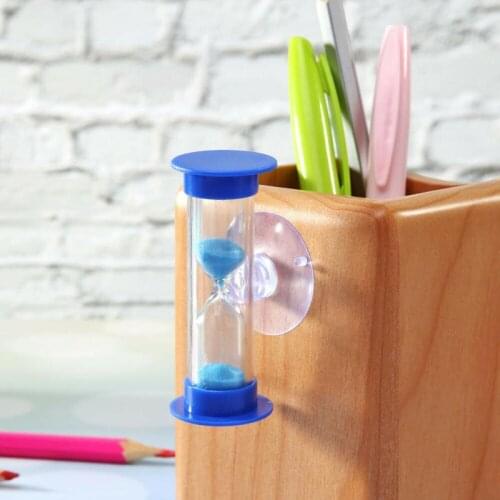 1Pc 2/3 Minute Shower Timer Tooth Brushing Creative Gifts Children Supplies Hourglass Sand Clock Plastic Suction Cup Many Colors