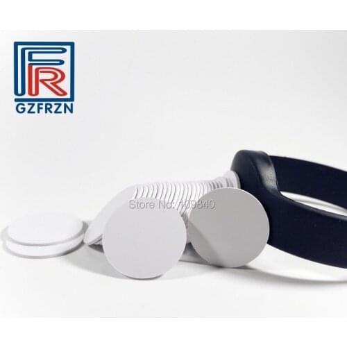 100pcs/lot NTAG216 pvc coin tag NFC token cards 888byte for payment e-ticket NFC phone