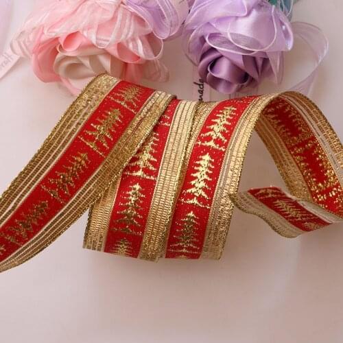 5yard 3.7- 4cm red-green ribbon DIY gift wrapping belt in Phnom Penh