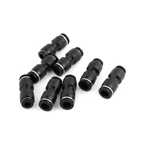 8pcs 8mm to 6mm One Touch Piping Joint Quick Fittings