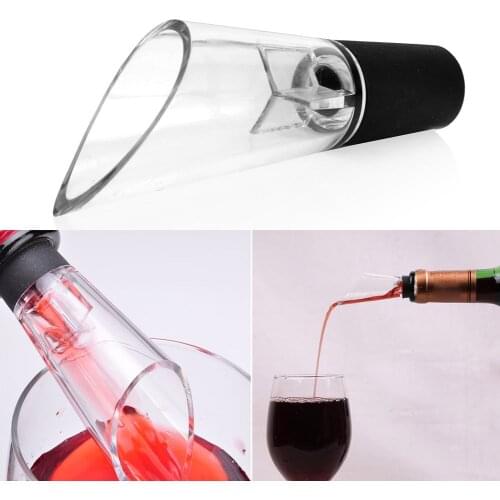 Wine Aerator Acrylic Silicone Pour Spout Decanter SCIE999