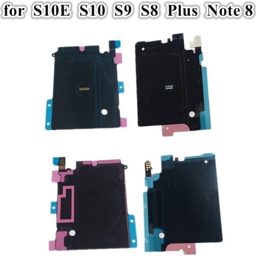 10Pcs Wireless Charging NFC Antenna Sticker For Samsung Galaxy S10 G973 S10E S9 S8 Plus Charge Chip Flex Cable Replacement part