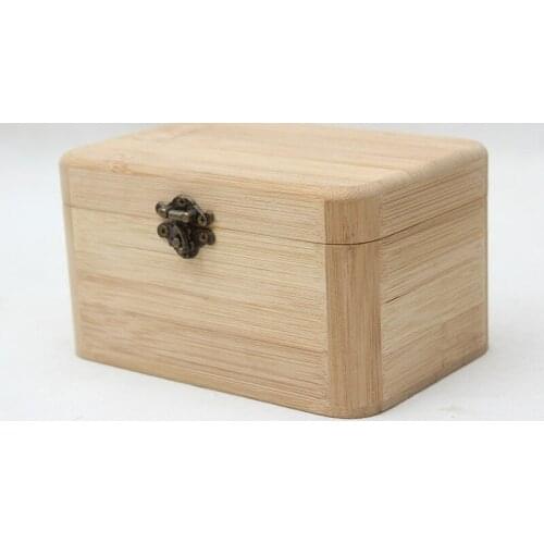 Wooden storage box locking storage box With Lid Handmade Craft jewelry and other small items creative storage box