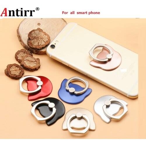 Cat Finger Ring Holder Mini Cute Plastic PC Phone Holder for iphone Sumsung 360 Rotation Finger Ring Holder