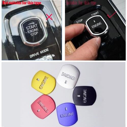 DEE Special for volvo xc90 xc40 xc60 s90 s60 v60 aluminum alloy Car start key decoration stickers auto parts Accessories