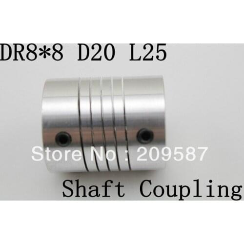 DR 8mm x 8mm CNC Flexible Coupling Shaft Coupler Encode Connector D20 L25
