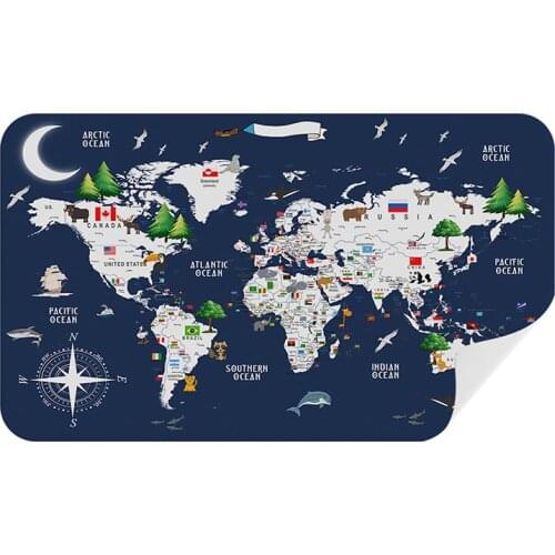 Harita Sepeti Nursery Wall Stickers