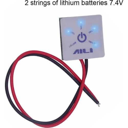 5 LED Power Display Panel 11.1V 12V 12.6V Under Voltage Indicator Compatible with Lead Acid Lithium Iron Battery 85AC