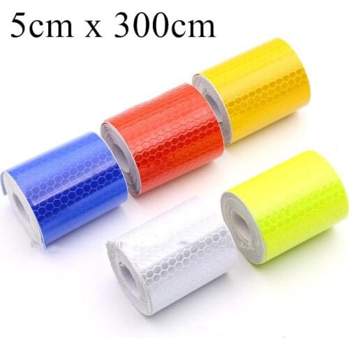 3M Adhesive Tape Truck Reflective Strip Safety Warning Conspicuity Tape Film Railing Car Motorcycle Bicycle Bike Sticker Strip