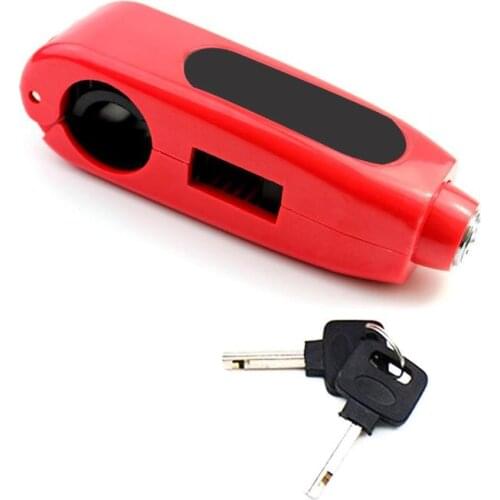 Creative Motorcycle Scooter Bike Handlebar Throttle Grip Cap Lock Anti Theft Security Lock