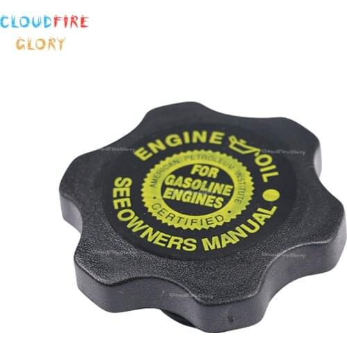 CloudFireGlory 53010654AA Oil Filler Cap Black For 1996-2006 Jeep Wrangler Grand Cherokee Wrangler Cherokee 4.0L