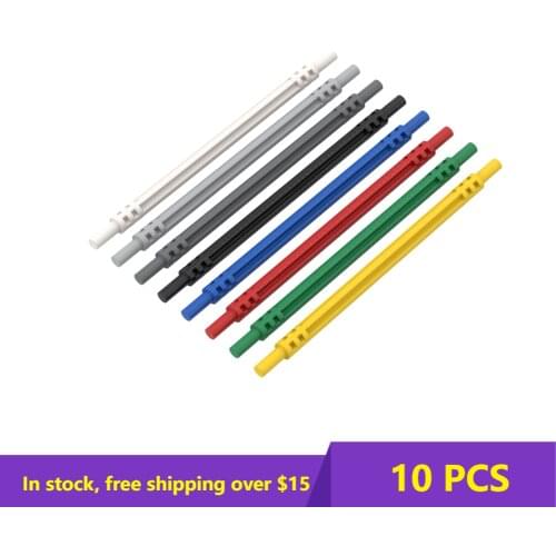 10PCS MOC Bricks Bricks 32199 1X11 Soft Cross Shaft Ldd32199 for Building Blocks Parts DIY Construction Christmas Gift Toys