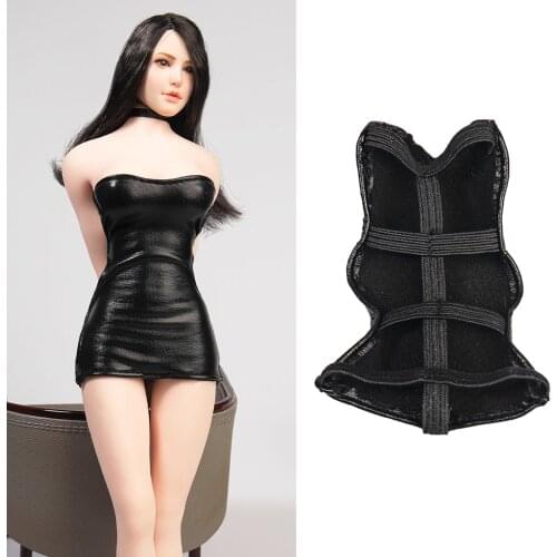 1/6 Action Model Backless Leather Jacket Hips Suitable for Hot
