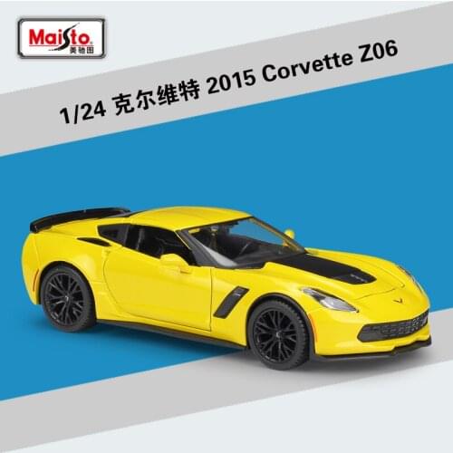 Maisto 1:24 Corvette 2015 Corvette Z06 simulation alloy car model collection gift toy
