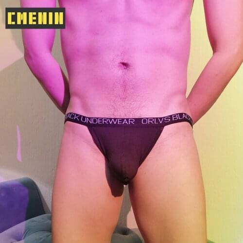 Fashion Modal Underpants Gay Men Sexy Mans Underwear Thong Men Jockstrap Comfortable Mens Thongs And G strings Gift OR6104