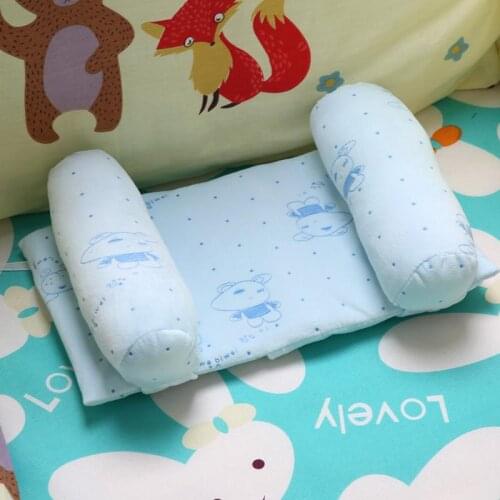 Baby Infant Sleep Positioner Support Pillow Prevent Flat Head Cotton Anti Roll Cushion Newborn Pillow Baby Bedding Hot Sale