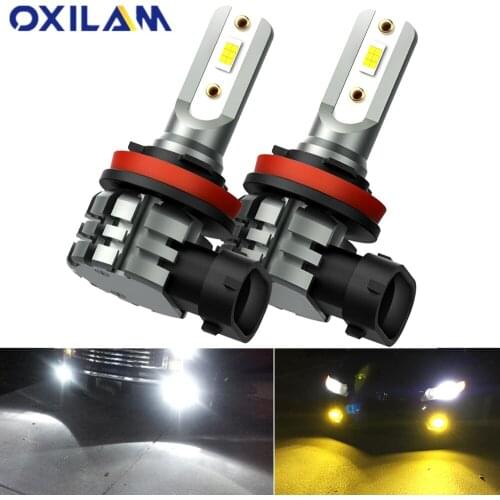 2pcs For Opel Astra J K H G Classic Corsa C D E 2000LM H8 H9 H11 Led Fog Lights Bulbs 9006 Hb4 9005 Hb3 H10 Drl 6000K White 12V