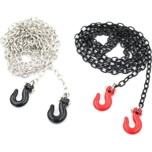 TOYZHIJIA 1 Set 1:10 RC Rock Crawler Metal Tow Shackle Trailer Hook for Axial SCX10 CC01 RC4WD D90 D110 TRX-4 Crawler Truck