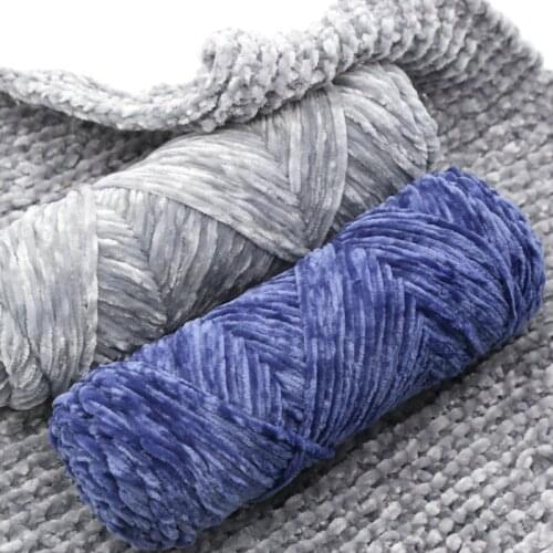 Knitted Skeins Chunky Supersoft Hand Warm 100g Chenille Velvet Wholesale Sweater Yarn Thread Crochet Knitting Wool Crochet