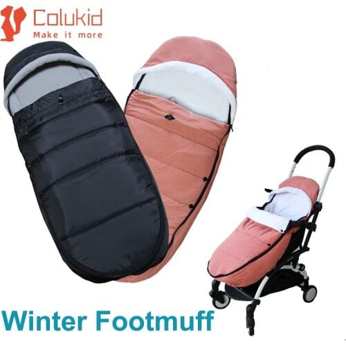 Winter Baby Stroller Accessories Footmuff Sleeping Bag for Babyzen YOYO BUGABOO BEE5 Cybex Goodbaby Chicoo Pram