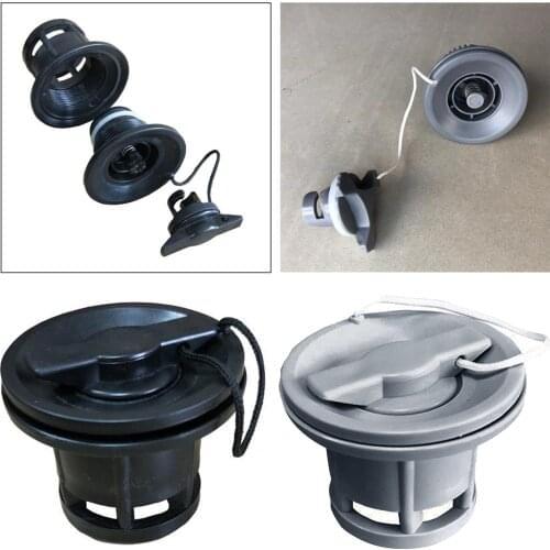 1pc Kayak Canoe Air Valve 6 Holes PVC Inflatable Boat Raft Valves Adapter Accessorie Replacements